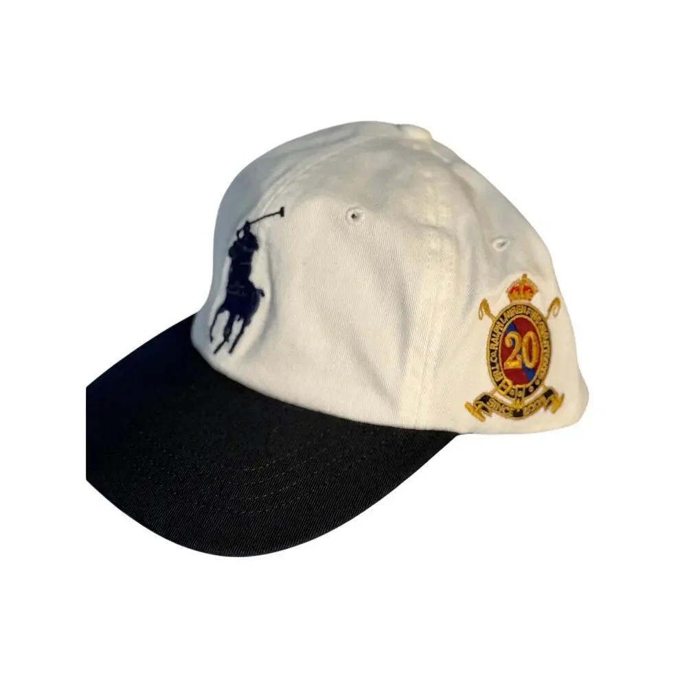 Polo Ralph Lauren Big Pony 20th Anniversary “SQ 3 RL” Hat – White